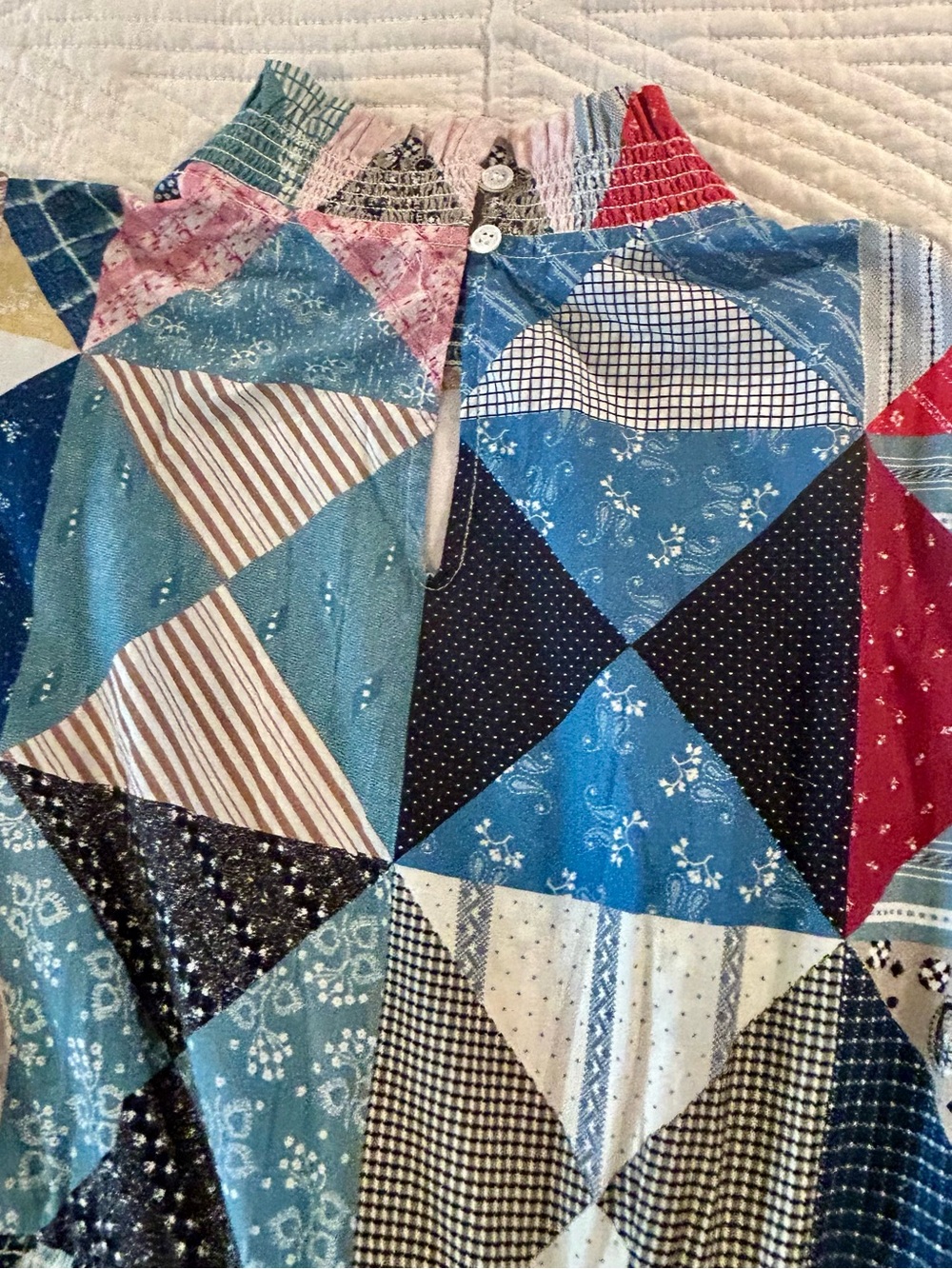 Doen Patchwork quilt Dress size small. - Picture 9 of 9